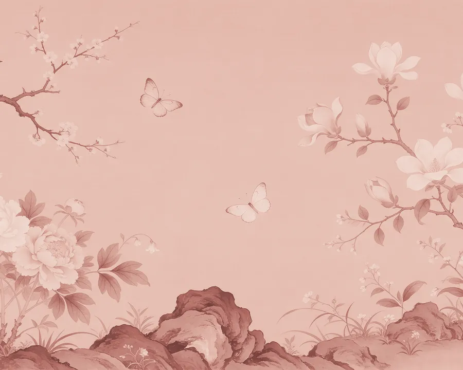 Celadon Garden in blush